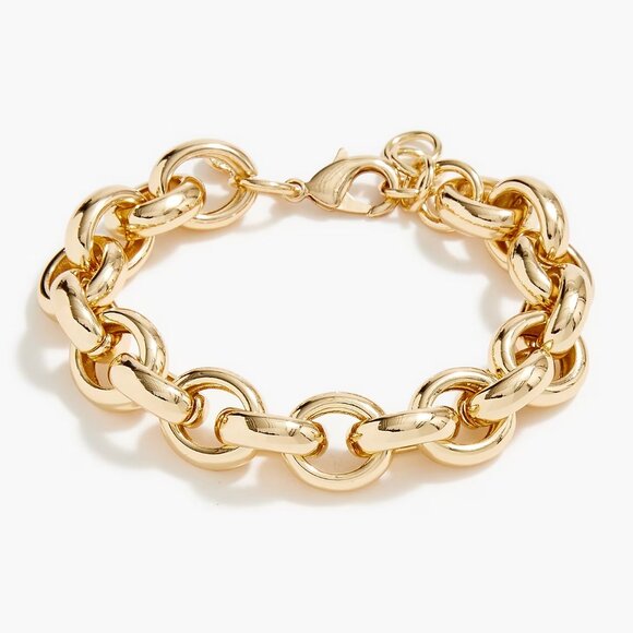 J. Crew Factory Jewelry - J. Crew Gold Chunky Link Bracelet/NWT